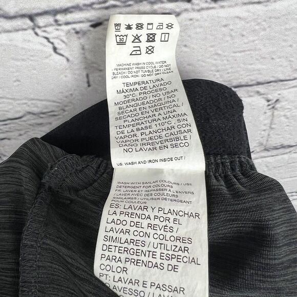 Puma Women's Joggers Charcoal Gray Black Logo Waistband Pockets Stretch Size‎ XL - Picture 12 of 13